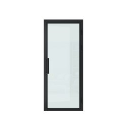 Porte vitr&eacute;e battante - 830 x 2040