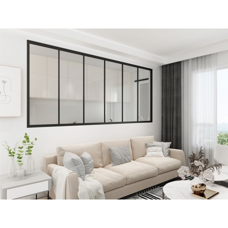 Verri&egrave;re 6 vitrages - L 2330 mm - 5 hauteurs