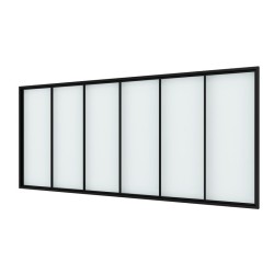Verri&egrave;re 6 vitrages - L 2330 mm - 5 hauteurs