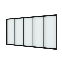 Verri&egrave;re 5 vitrages - L 1950 mm - 5 hauteurs