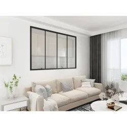Verri&egrave;re 4 vitrages - L 1570 mm - 5 hauteurs