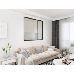 Verri&egrave;re 3 vitrages - L 1190 mm - 5 hauteurs